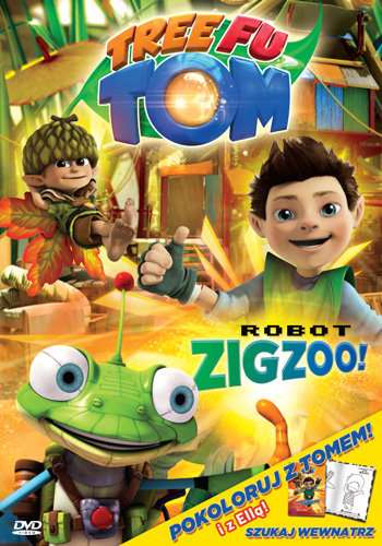 Tree Fu Tom: Robot Zigzoo (wydanie z kolorowanką) Shaw Adam
