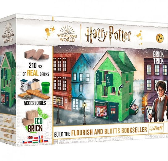Trefl, Brick Trick klocki Harry Potter - Flourish and Blotts, 61683 Brick Trick