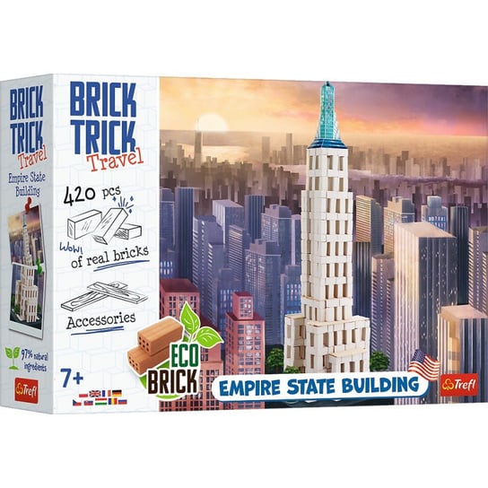 Trefl, Brick Trick Travel, Empire State Building, 61785 Brick Trick