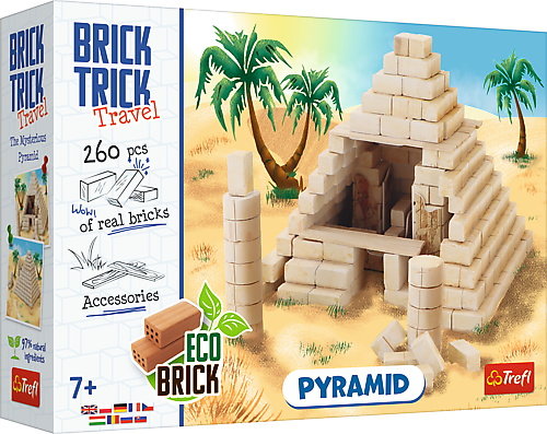 Trefl, Brick Trick Travel, Piramida, 61550 Brick Trick