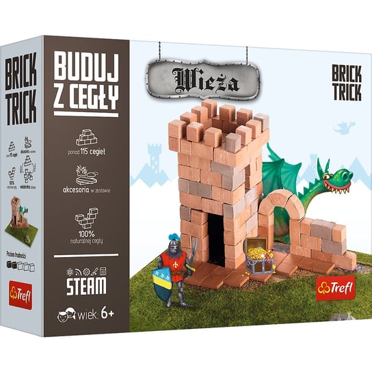 Trefl, Brick Trick, zestaw konstrukcyjny Wieża Brick Trick