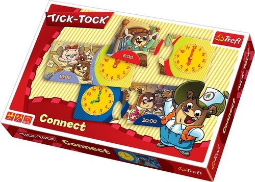 Trefl, Connect Tick Tock, puzzle Trefl