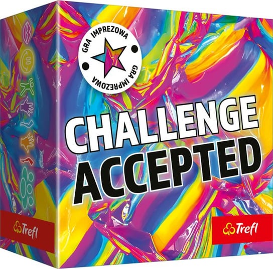 Trefl, gra planszowa, Challenge accepted, 02513 Trefl