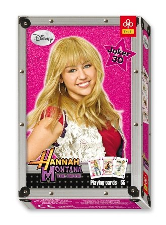 Trefl, Hannah Montana, karty, 55 szt. Trefl