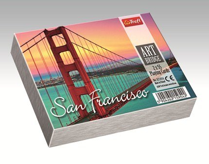 Trefl, Karty do brydża, San Francisco, 2x55 szt. Trefl
