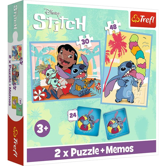 Trefl, Lilo&stitch, Puzzle I Memory 2w1, 30-48 El. Trefl