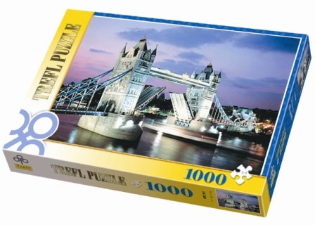 Trefl, puzzle, architektura,Tower Bridge, 1000 el. Trefl