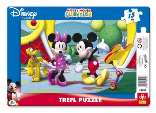 Trefl, puzzle, bajki, Disney, Myszka Miki i Przyjaciele, 15 el. Trefl