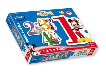 Trefl, puzzle, bajki, Disney, Myszka Miki i Przyjaciele, 2/2/3/4 el. Trefl