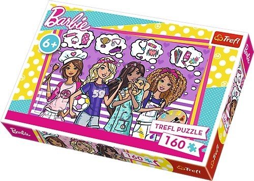 Trefl, puzzle, Barbie, Bądź marzycielką, 160 el. Trefl