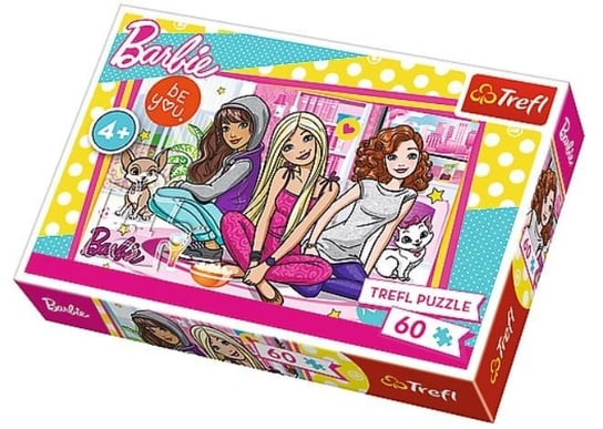 Trefl, puzzle, Barbie Barbie i przyjaciółki, 60 el. Trefl