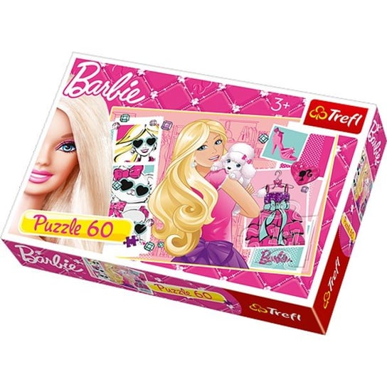 Trefl, puzzle, Barbie, Ikona mody, 60 el. Trefl