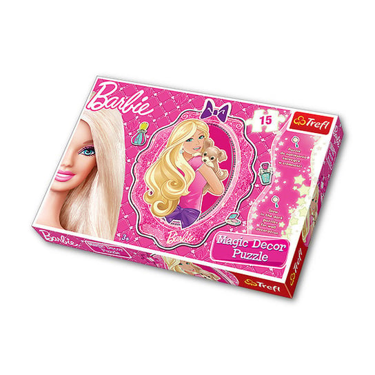 Trefl, puzzle, Barbie, Magic Decor, 15 el. Trefl