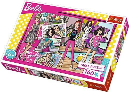 Trefl, puzzle, Barbie, Modna Barbie, 160 el. Trefl