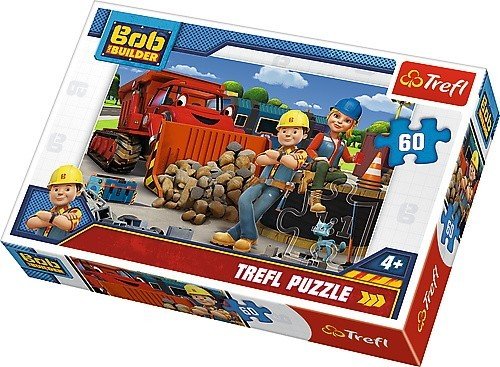 Trefl, puzzle, Bob Budowniczy, 60 el. Trefl