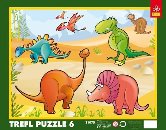 Trefl, puzzle Dinozaury Trefl