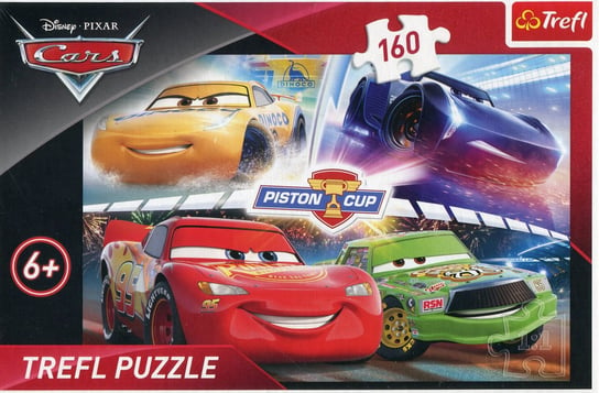Trefl, puzzle, Disney, Auta, Zwycięski wyścig, 160 el. Trefl