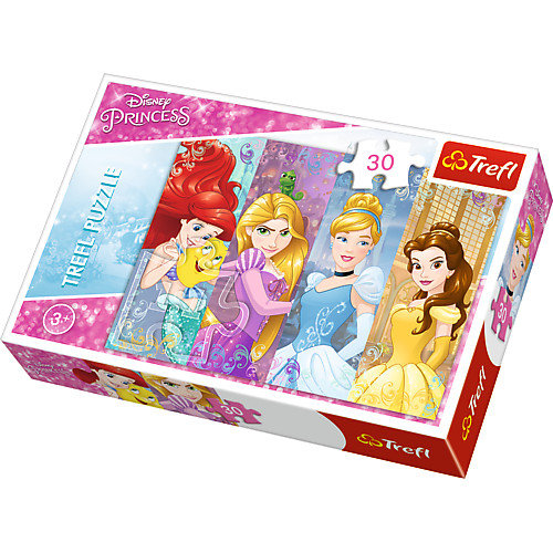 Trefl, puzzle, Disney, Bajkowe księżniczki, 30 el. Trefl