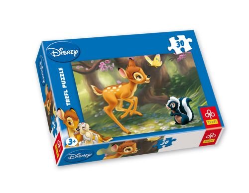Trefl, puzzle, Disney, Bambi, Bambi i Skunksik, 30 el. Trefl