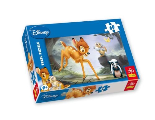 Trefl, puzzle, Disney, Bambi, Narada w lesie, 60 el. Trefl