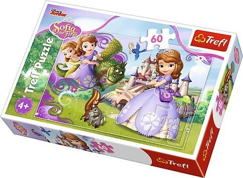 Trefl, puzzle, Disney, Jej Wysokość Zosia, Przygody księżniczki Zosi, 60 el. Trefl