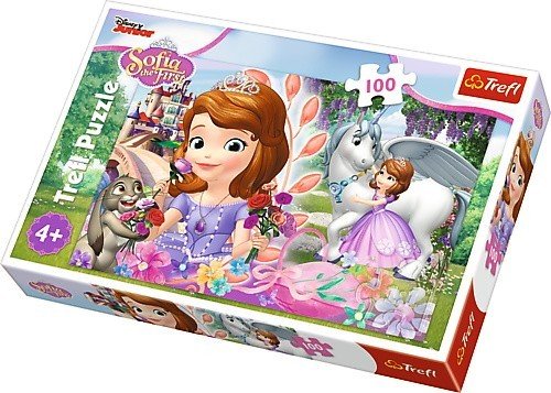 Trefl, puzzle, Disney, Jej Wysokość Zosia, Zosia W Królestwie przygód, 100 el. Trefl