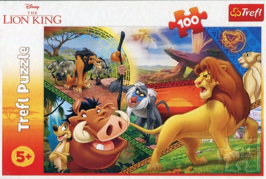 Trefl, puzzle, Disney, Król Lew, Przygody Simby, 100 el. Trefl