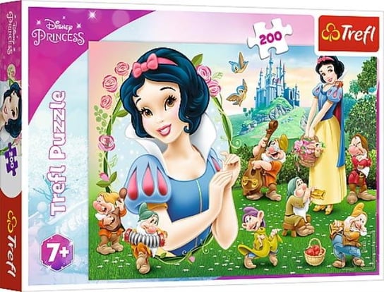 Trefl, puzzle, Disney, Królewna Śnieżka, Piękna Śnieżka, 200 el. Trefl