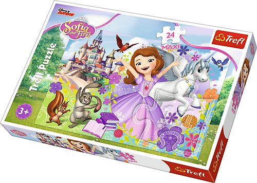 Trefl, puzzle, Disney, Księżniczka Zosia, Kolorowy świat Zosi, 24 el. Trefl