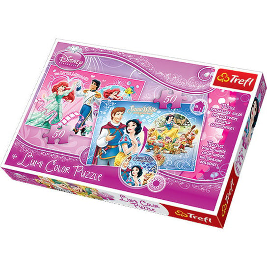 Trefl, puzzle, Disney, Księżniczki, 2x50 el. Trefl