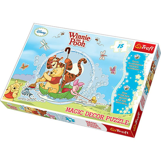 Trefl, puzzle, Disney, Kubuś Puchatek i Przyjaciele, Magic Decor, 15 el. Trefl