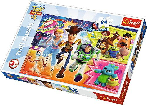 Trefl, puzzle, Disney, Maxi, Toy Story, W pogoni za przygodą, 24 el. Trefl