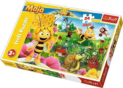 Trefl, puzzle, Disney, Maxi, W świecie Pszczółki Mai, 24 el. Trefl