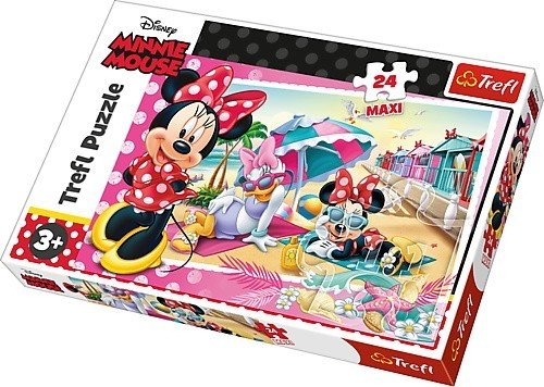 Trefl, puzzle, Disney, Maxi, Wakacje Minnie, 24 el. Trefl