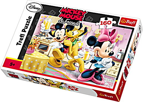 Trefl, puzzle, Disney, Myszka Miki i Przyjaciele, Wesołe popołudnie, 160 el. Trefl