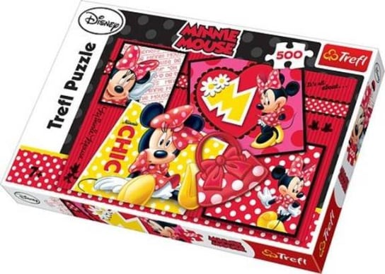 Trefl, puzzle, Disney, Myszka Minnie, 500 el. Trefl