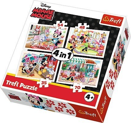 Trefl, puzzle, Disney, Myszka Minnie i Przyjaciele, 35/48/54/70 el. Trefl