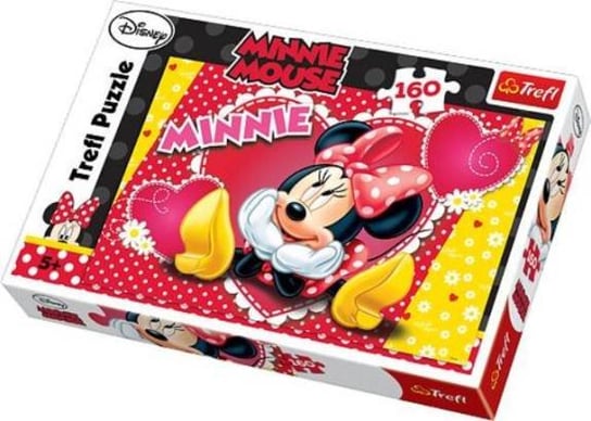 Trefl, puzzle, Disney, Myszka Minnie, Myśląca Minnie, 160 el. Trefl