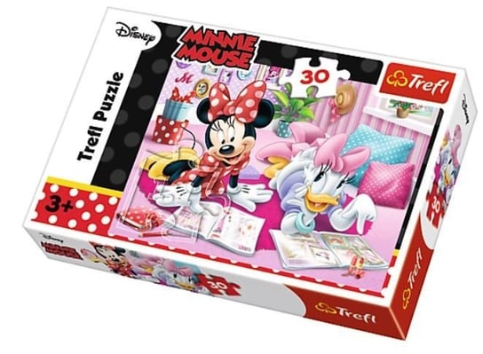 Trefl, puzzle, Disney, Myszka Minnie, Najlepsze przyjaciółki, 30 el. Trefl