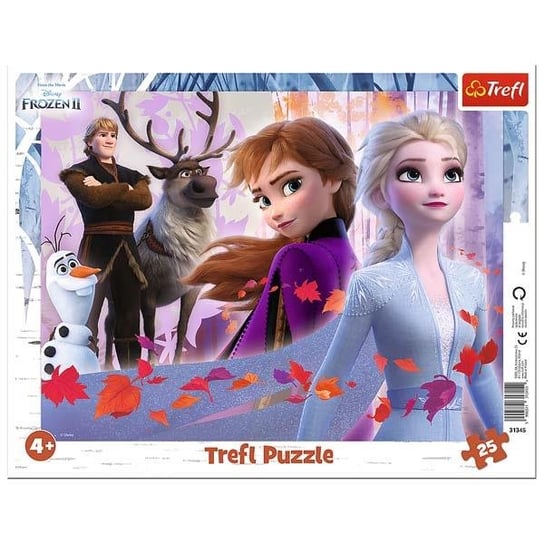 Trefl, puzzle, Disney, Przygody w Krainie Lodu , 25 el. Trefl