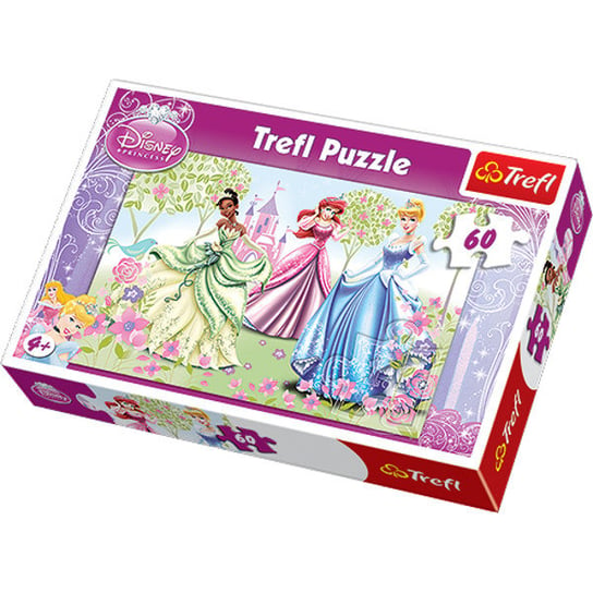 Trefl, puzzle, Disney, Spacer po ogrodzie, 60 el. Trefl