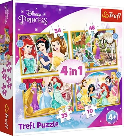 Trefl, puzzle, Disney, Szczęśliwy dzień, 35/48/54/70 el. Trefl