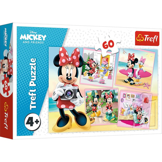 Trefl, puzzle, Disney, Urocza Minnie, 60 el. Trefl