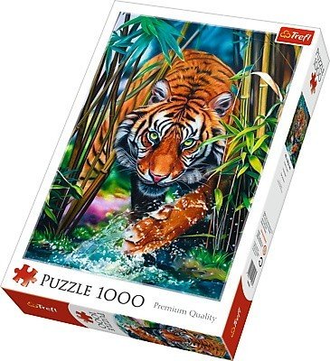 Trefl, puzzle, Drapieżny Tygrys, 1000 el. Trefl