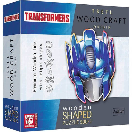 Trefl, puzzle drewniane, Wood Craft, Autobot: Optimus Prime, 500+5 el. Trefl