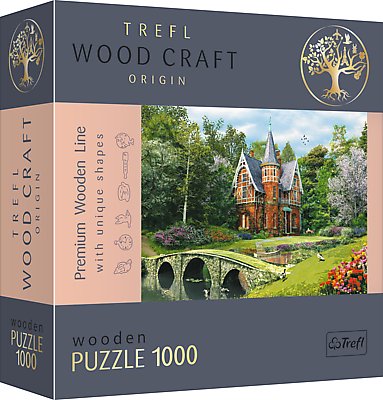 Trefl, puzzle drewniane, Wood Craft, Wiktoriański dom, 1000 el. Trefl