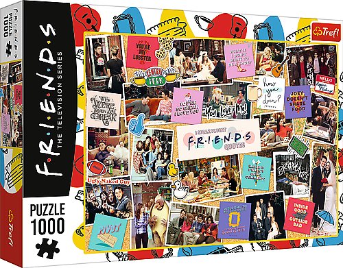 Trefl, puzzle, Friends, Przyjaciele - Najlepsze momenty, 1000 el. Trefl