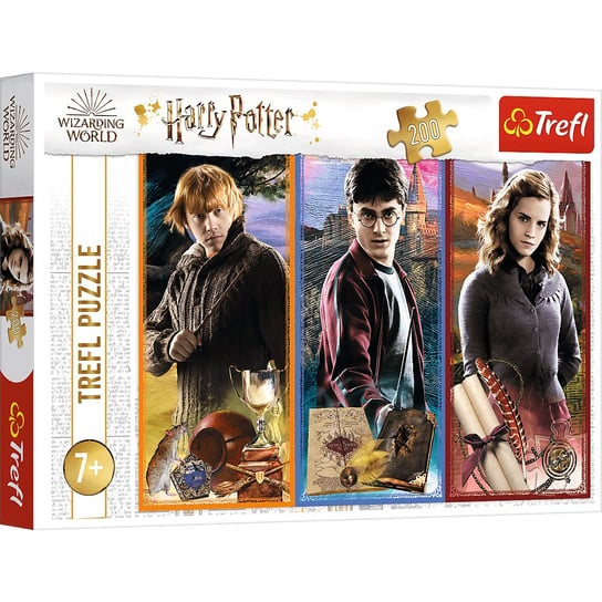 Trefl, puzzle, Harry Potter, W świecie magii i czarów, 200 el. Trefl