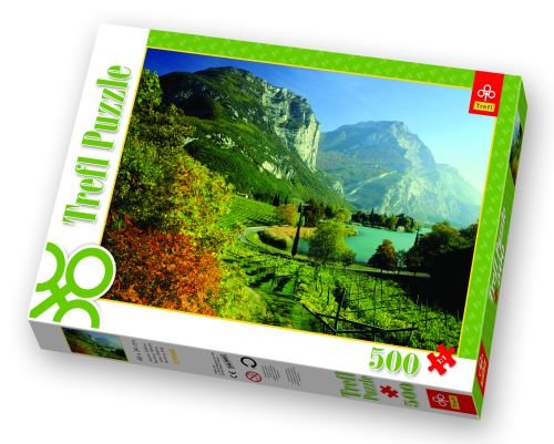 Trefl, puzzle, Jezioro Toblino Trentino Włochy, 500 el. Trefl
