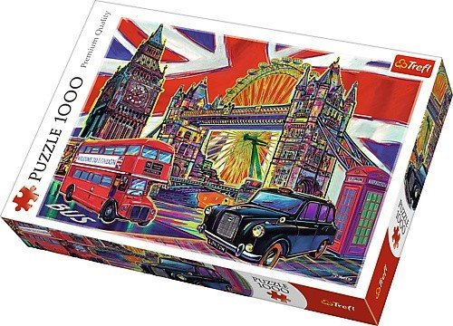 Trefl, puzzle, Kolory Londynu, 1000 el. Trefl